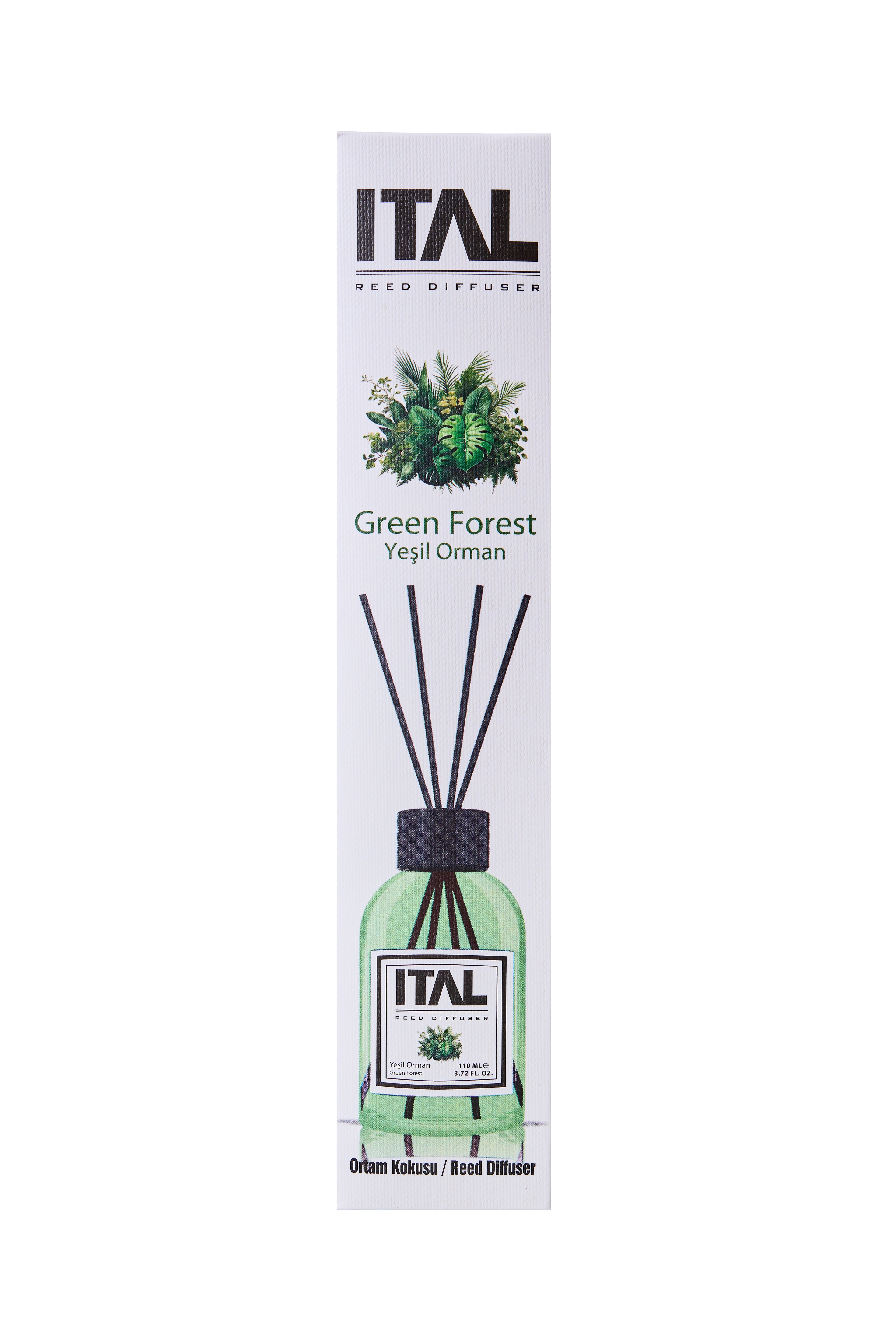 İTAL PARFÜM GREEN FOREST  ÇUBUKLU ODA KOKUSU 110 ML