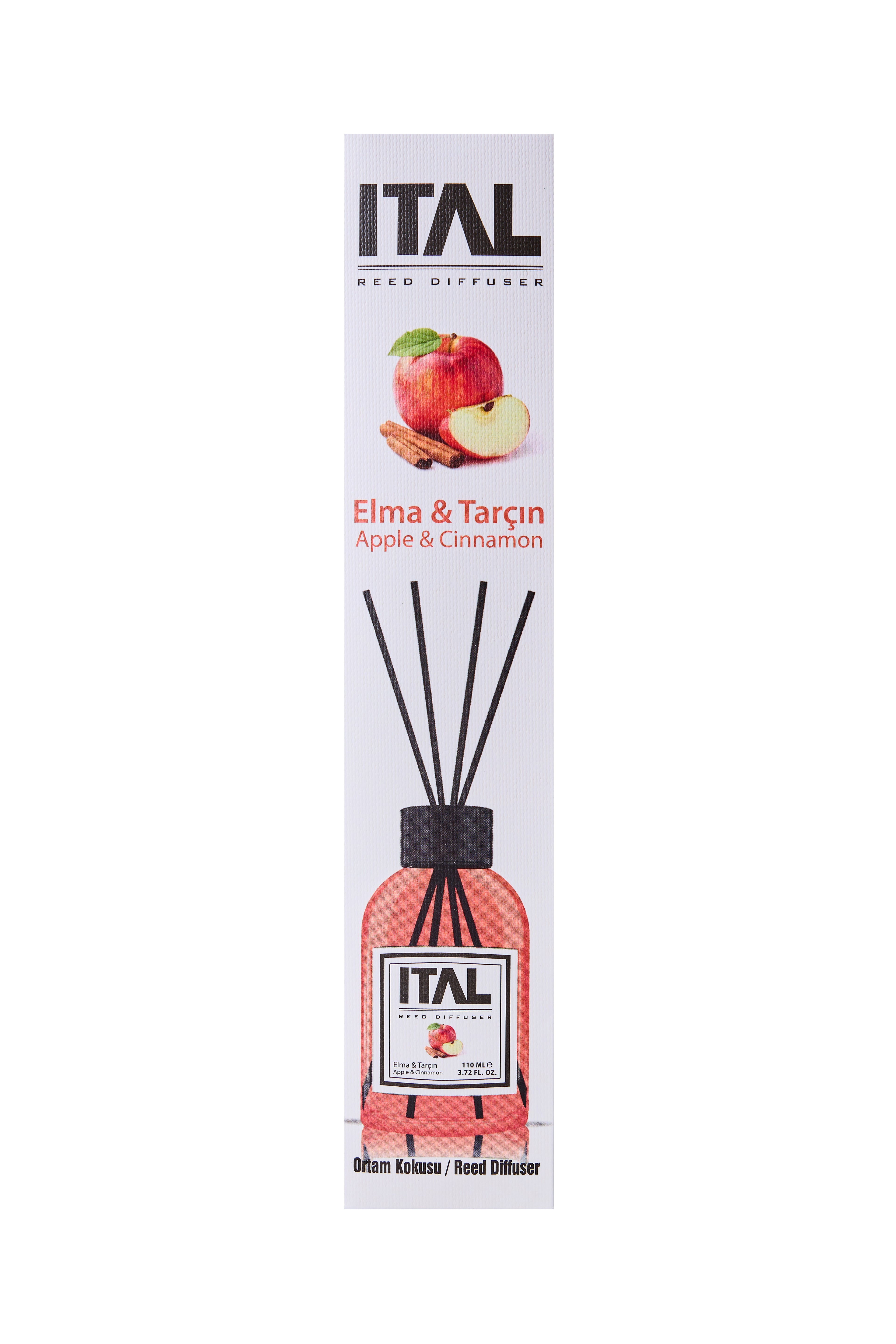 İTAL PARFÜM ELMA TARÇIN  ÇUBUKLU ODA KOKUSU 110 ML